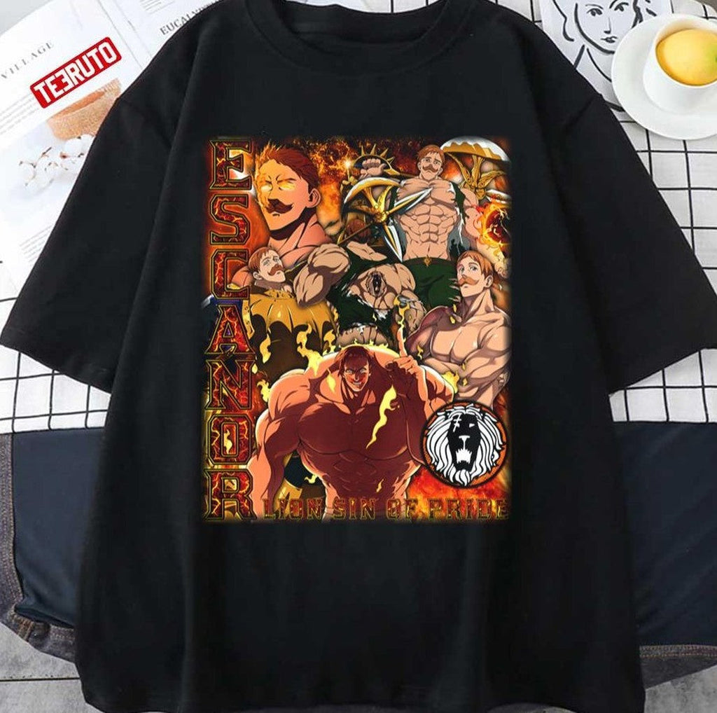 Nanatsu No Taizai Lion Sin Of Pride The Seven Deadly Sins Escanor 7 Deadly Sins Anime Character Unisex T-Shirt