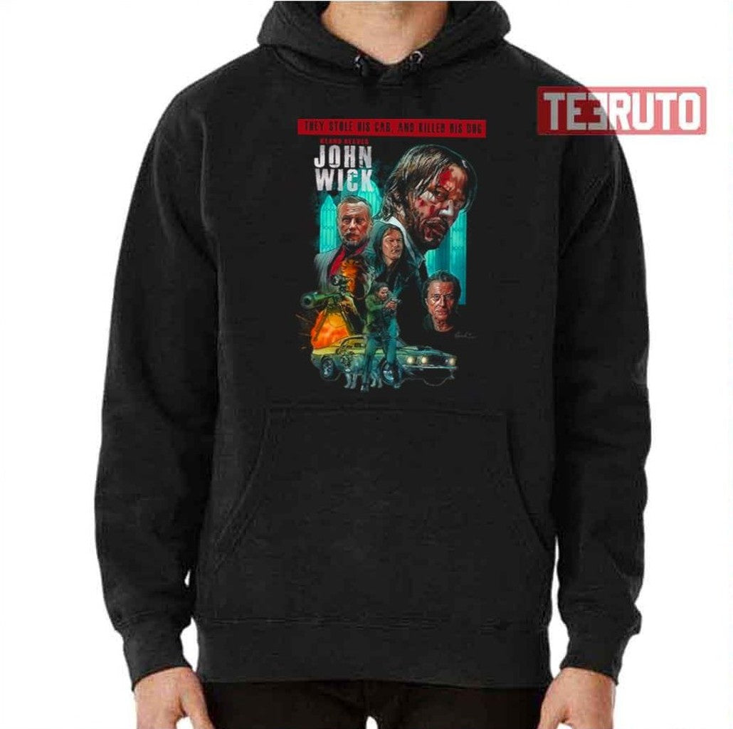 Movierastis John Wick Keanu Reeves Unisex T-Shirt