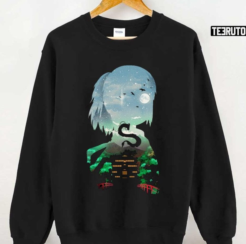 Spirited Away Chihiro Japanese Ghibli Vintage Unisex T-shirt