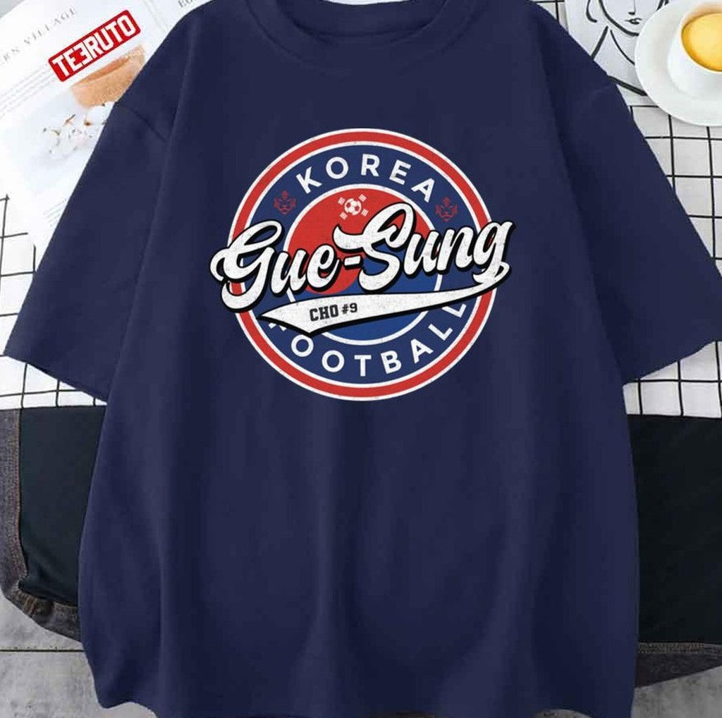 Number 9 Cho Guesung Korea Soccer Badge Round Unisex Sweatshirt