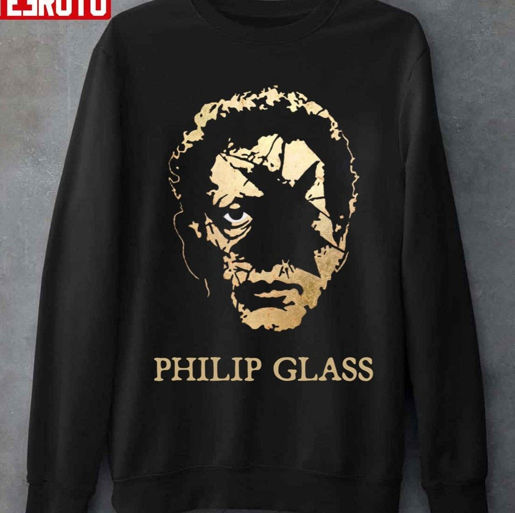 Philip Glass Art Philip Glass Composer Portrait Unisex Sweatshirt