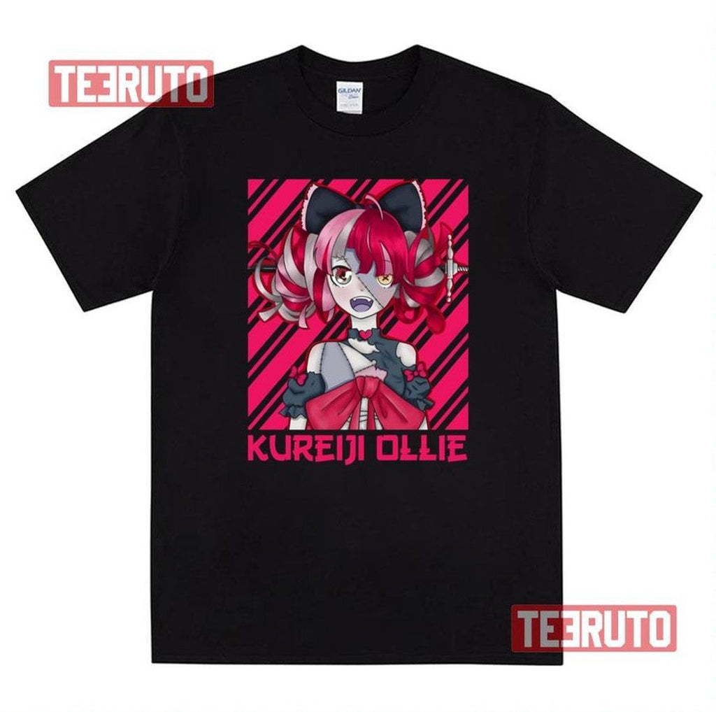 Pink Graphic Kureiji Ollie Graphic Hololive Unisex T-Shirt