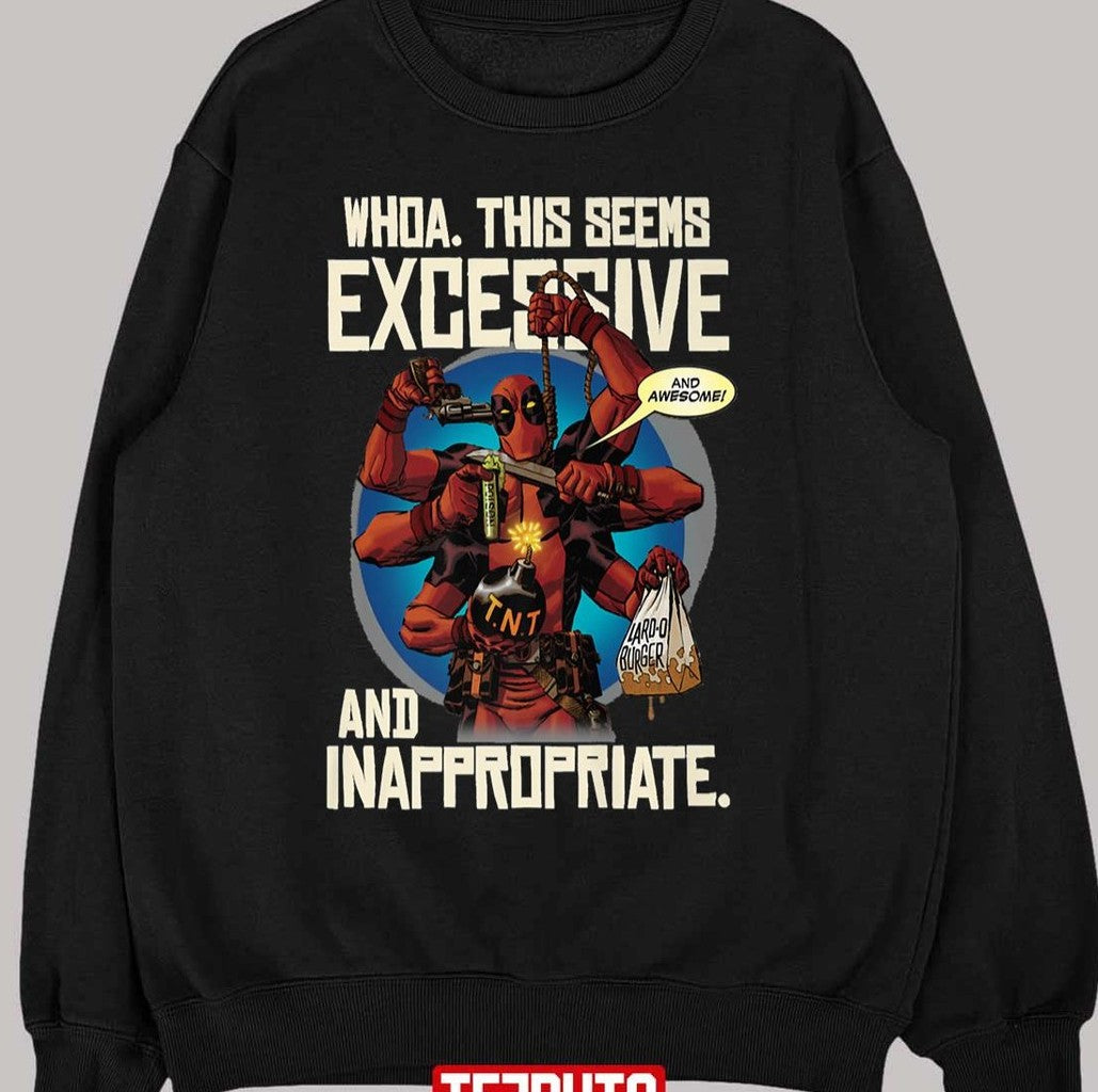 Six Inappropriate Deadpool Arms Unisex T-Shirt