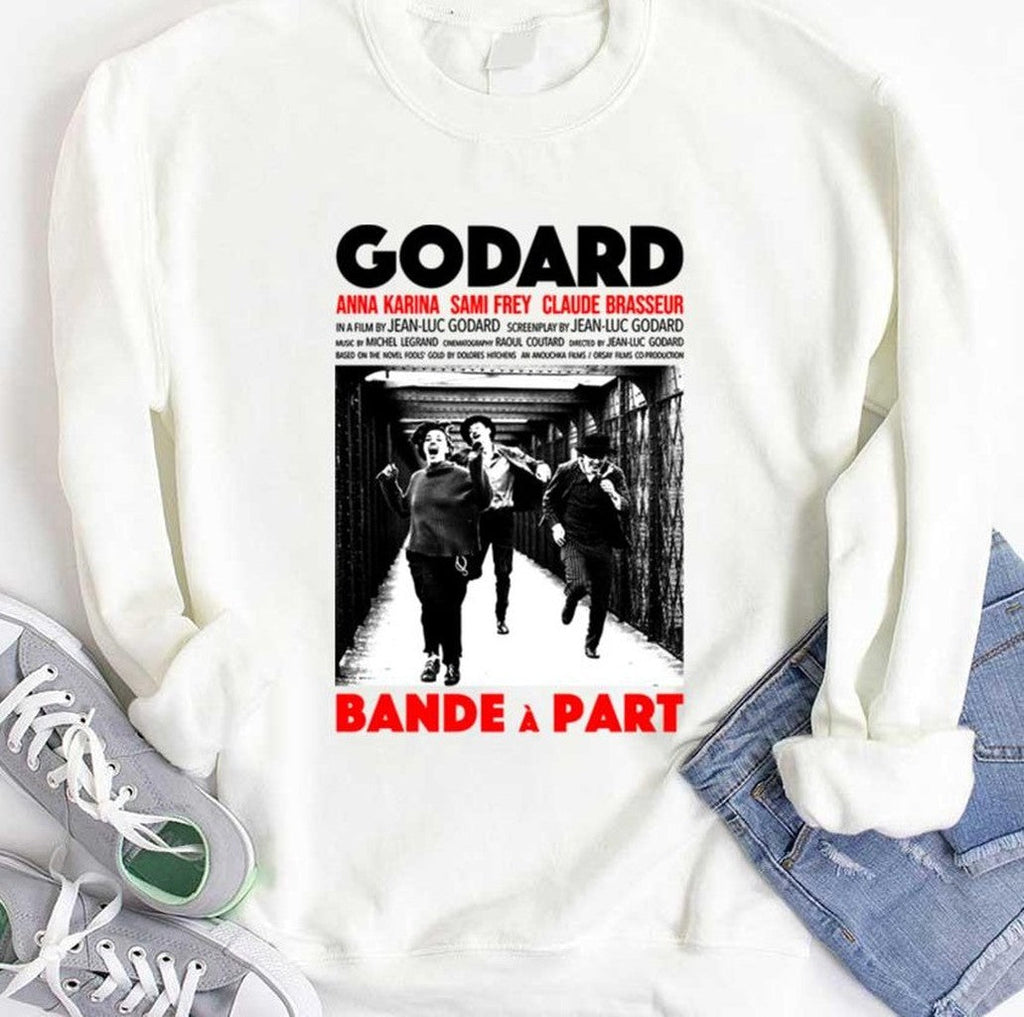 Bande A Part A Film By Jean-Luc Godard Design Unisex T-shirt
