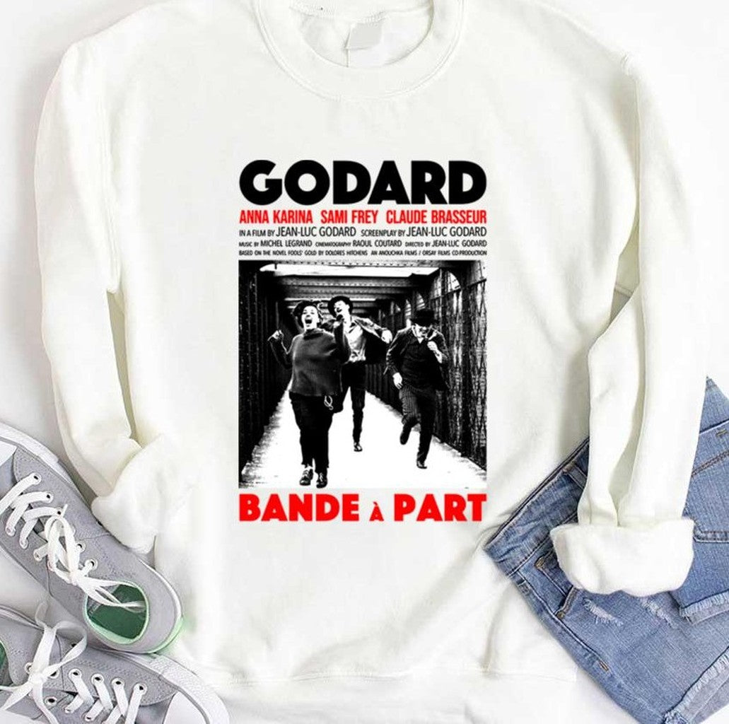 Bande A Part A Film By Jean-Luc Godard Design Unisex T-shirt