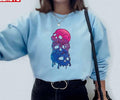 Pride Flag Goth Skull Tower Bisexual Bi Unisex Sweatshirt
