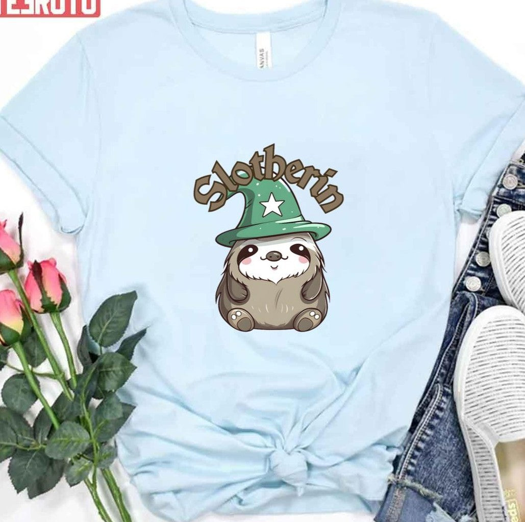 Slothwarts Sloths Slotherin Cute &amp; Kawaii Wizards Unisex T-Shirt
