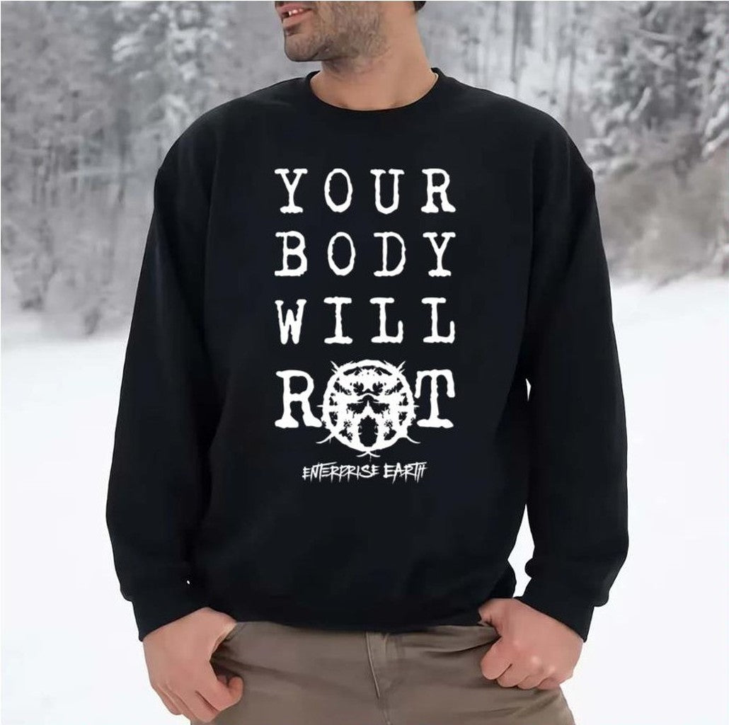 Ashamed To Be Human Enterprise Earth Unisex Sweatshirt