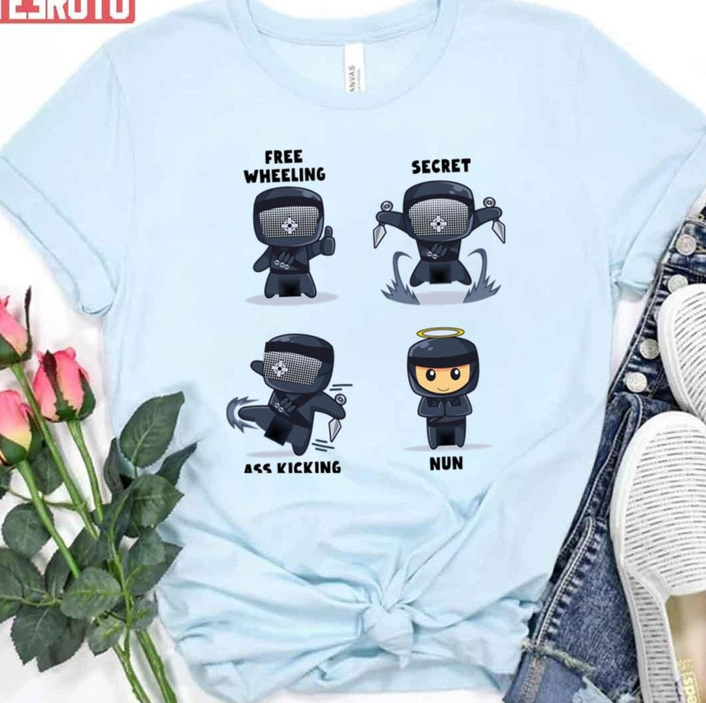 Sister Beatrice The Freewheeling Secret Ass Kicking Nun Warrior Nun Unisex T-Shirt