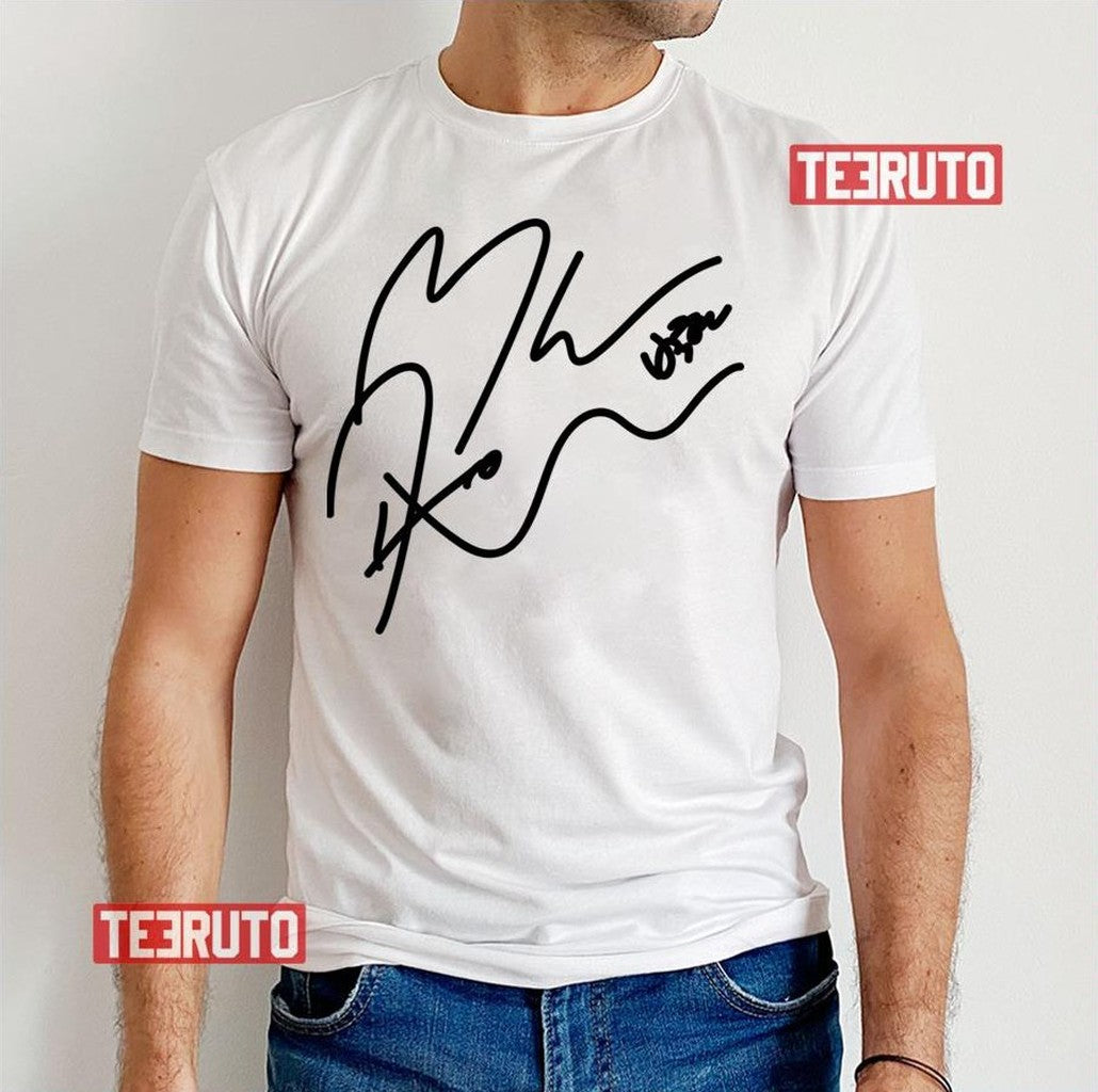 Super M Baekhyun Signature Exo Kpop Band Unisex T-Shirt