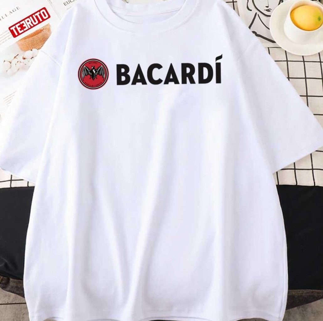 Bacardi Typographic Logo Rum Unisex Sweatshirt