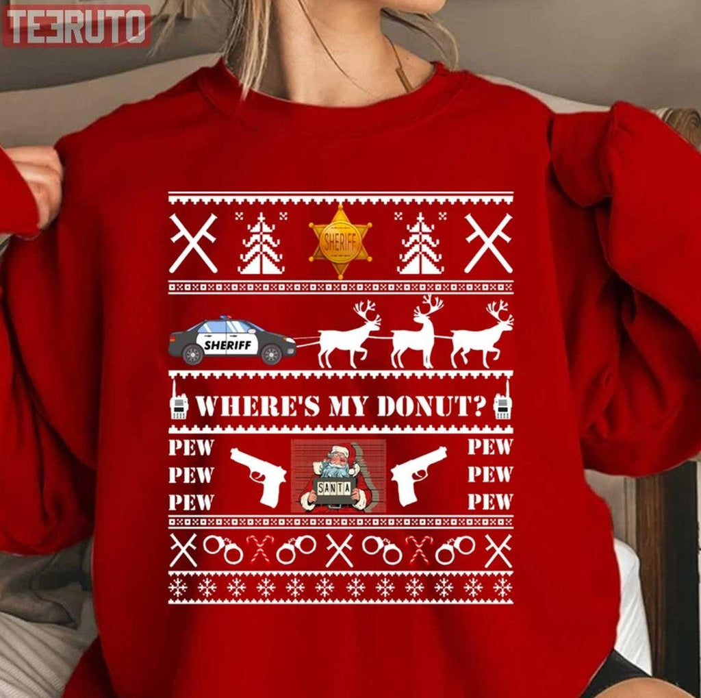 Police Cop Deputy Sheriff Christmas Unisex Sweatshirt