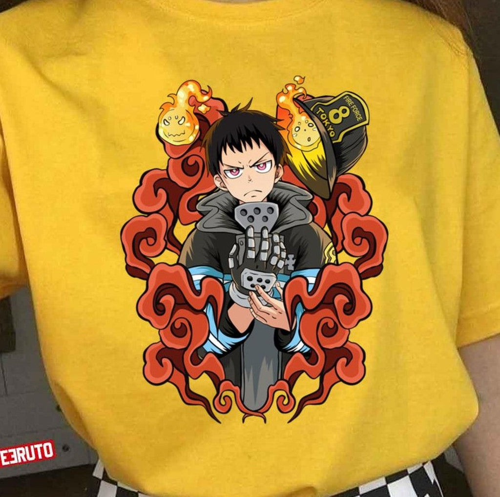 The Fire Guy Fire Force Shinra Kusakabe Unisex T-Shirt