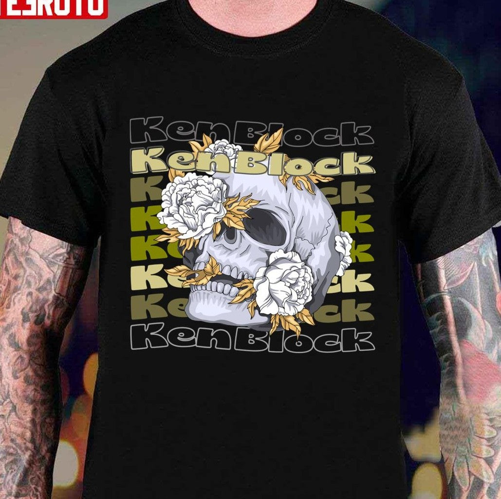 Skull Ken Block 43 Design Unisex T-Shirt