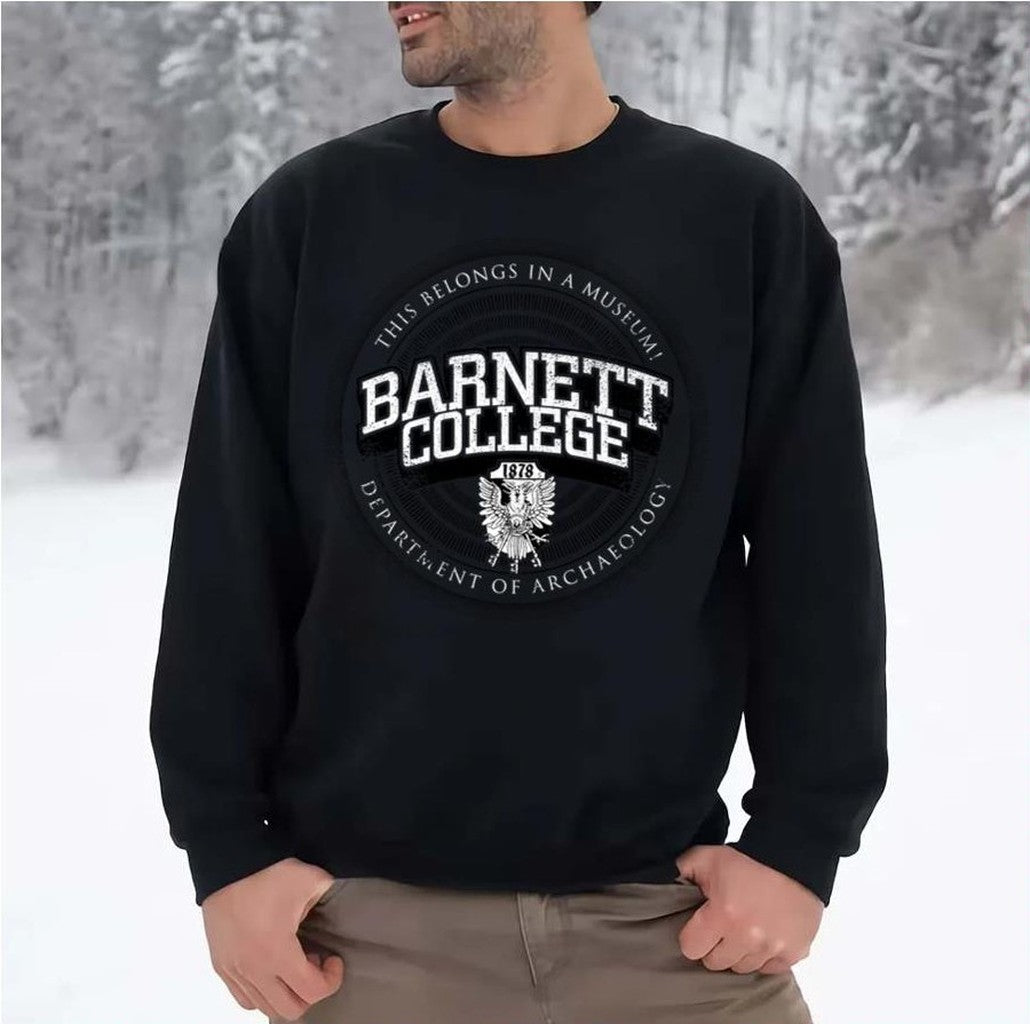 Barnett College Department Of Archaeology Indiana Jones Unisex Sweatshirt