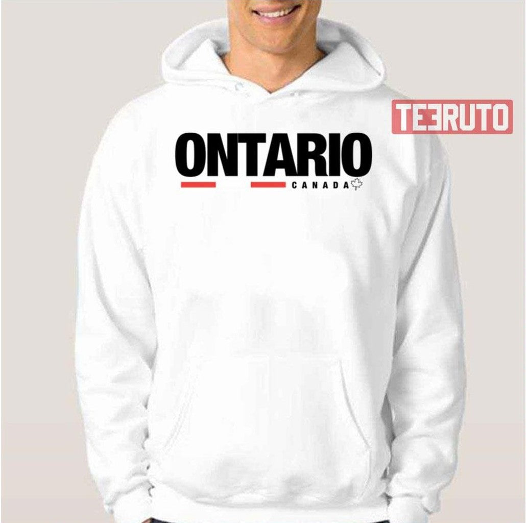 Ontario Black Text Logo Unisex T-Shirt