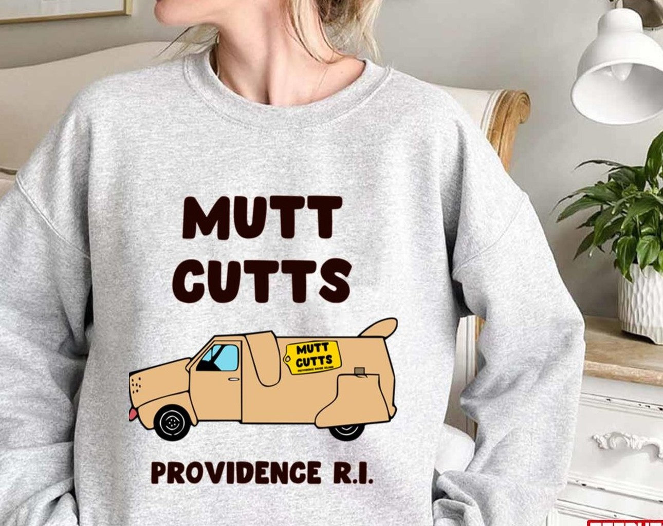Mutts Cutts Providence R.I. Dumb And Dumberer Unisex Sweatshirt