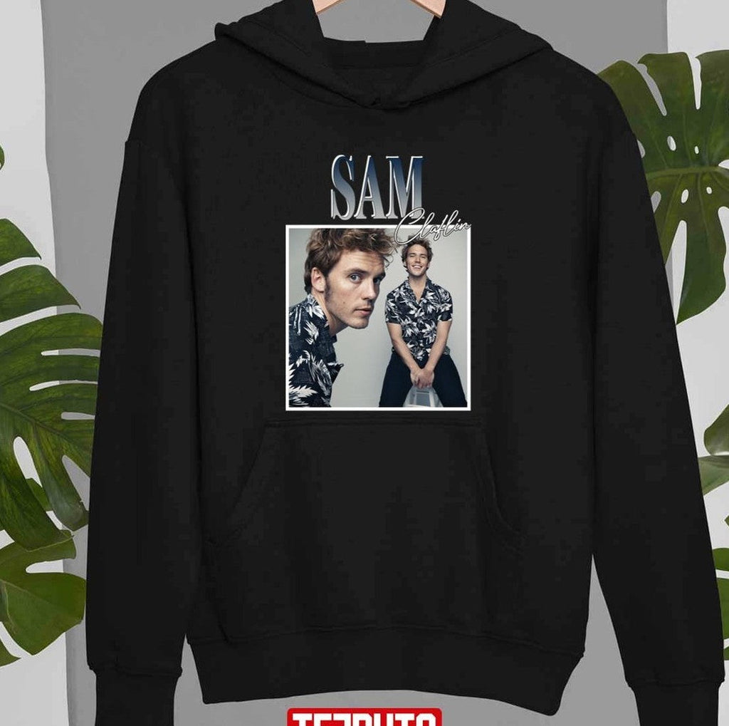 Sam Claflin Retro Unisex T-shirt