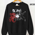 Outline Art Hu Tao Solo Genshin Impact Hu Tao Unisex Sweatshirt