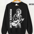 Black And White Design Lindsey Buckingham Unisex Sweatshirt