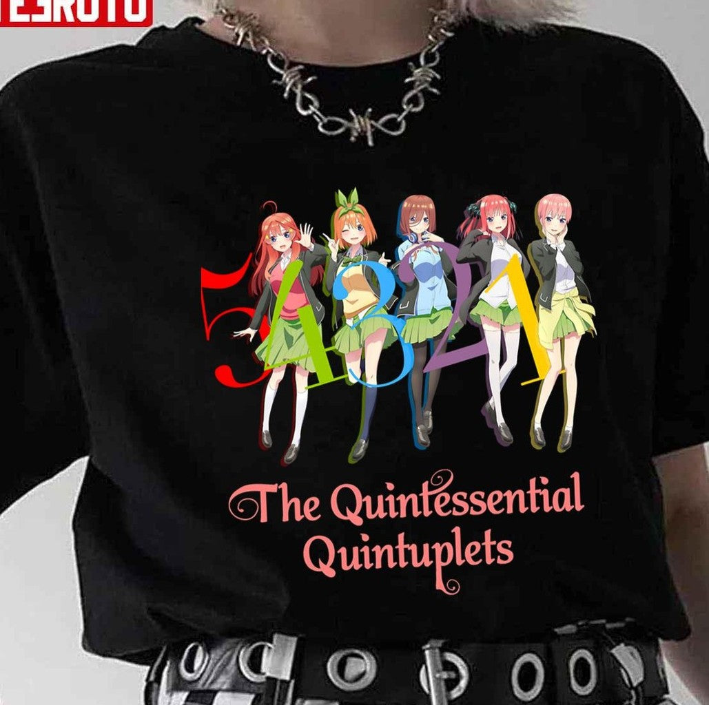 Pretty Squad The Quintessential Quintuplets Unisex T-shirt