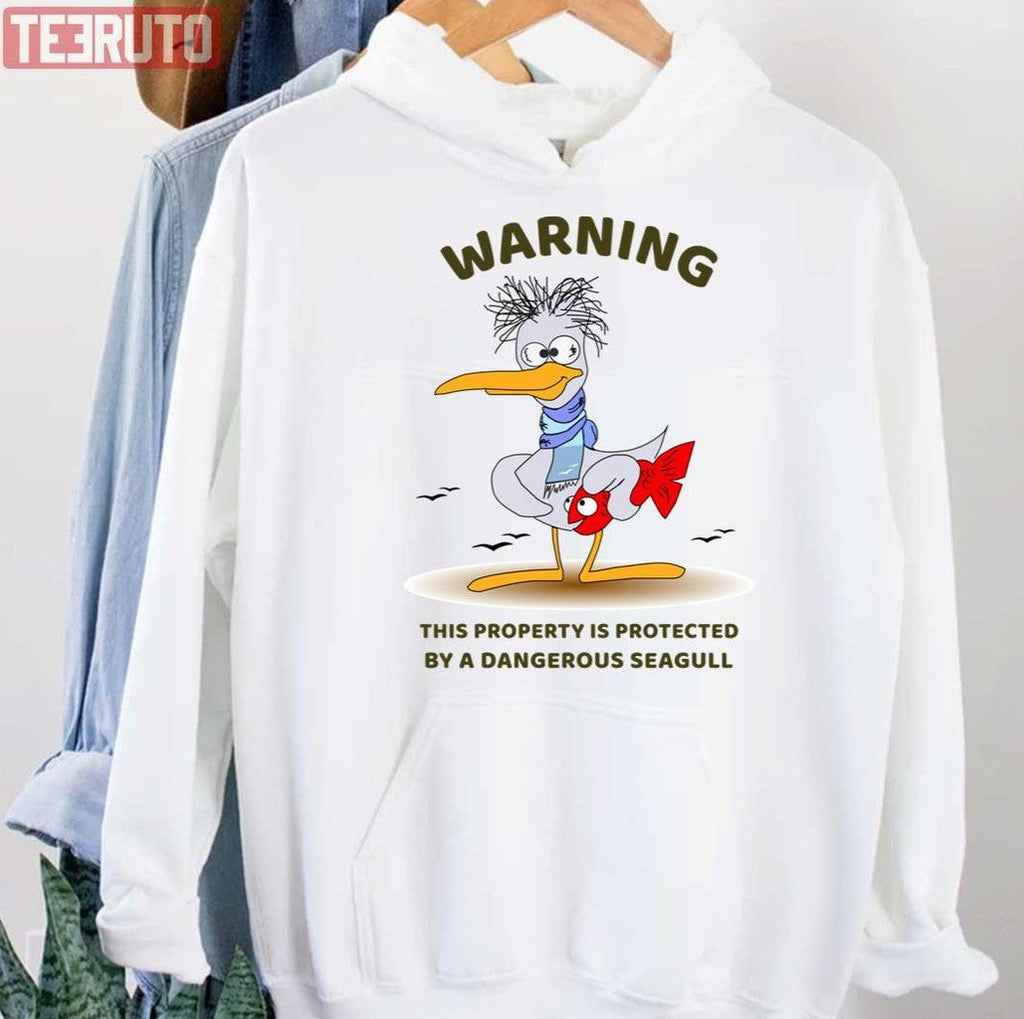 Seagull And The Fish Unisex Hoodie