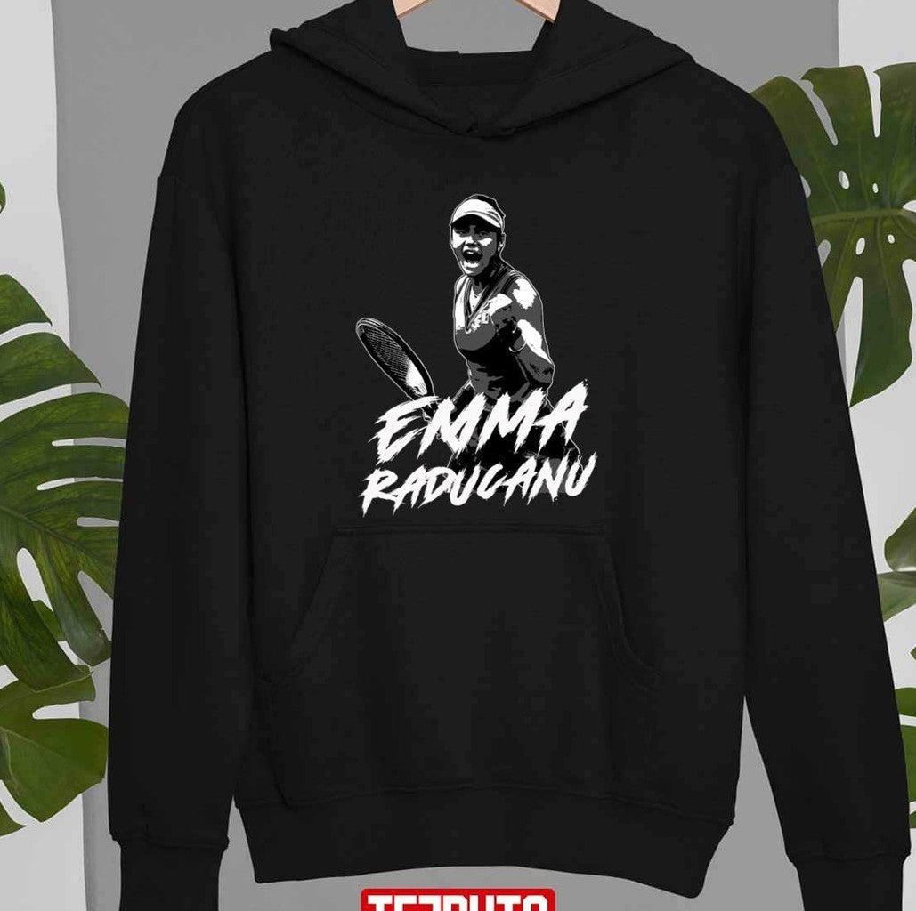 Tennis Player Emma Raducanu Vintage Graphic Unisex T-shirt