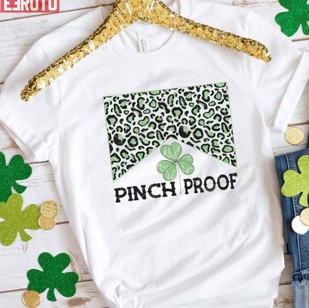 Pinch Proof Green Leopard Unisex T-Shirt
