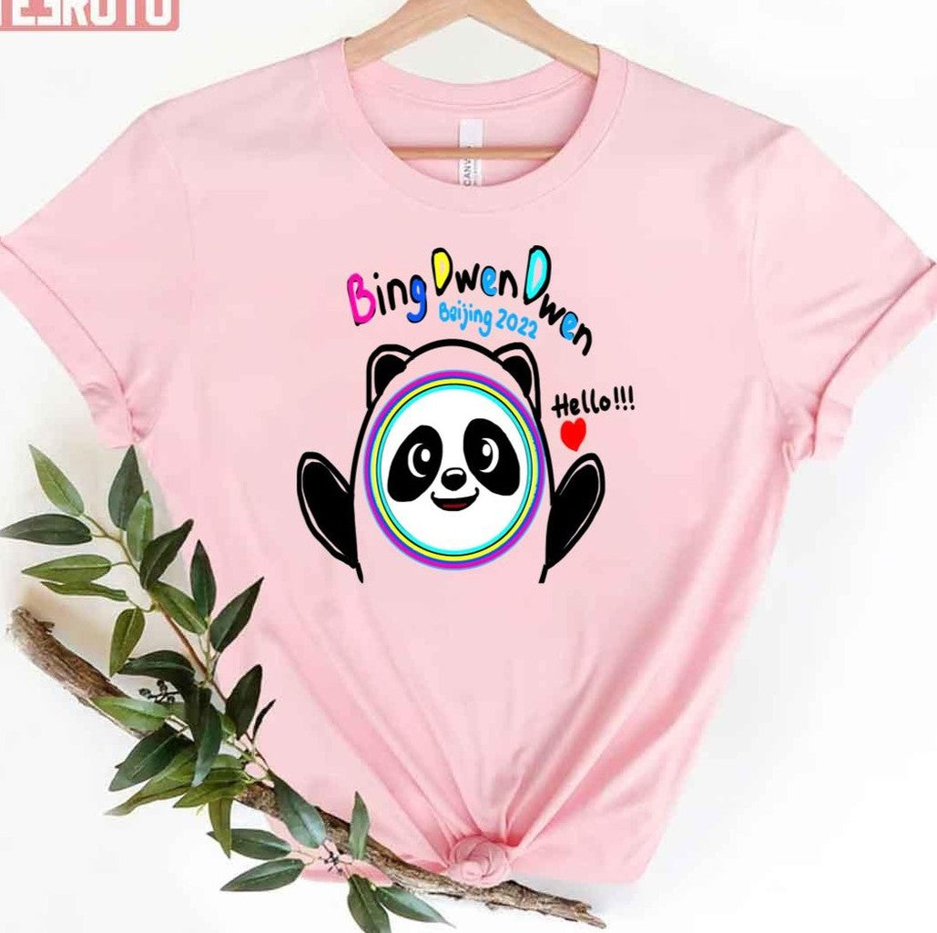 Bing Dwen Dwen Beijing 2022 Unisex T-Shirt