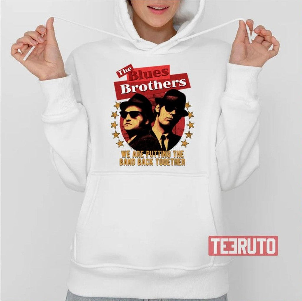 Slim Fit Creme Retro Wave The Blues Brothers Unisex T-Shirt
