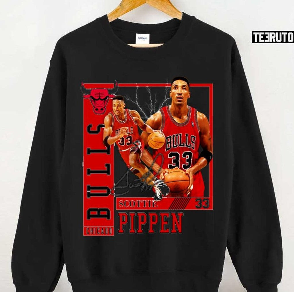 Scottie Pippen Basketball Legend Chicago Signature Unisex Sweatshirt