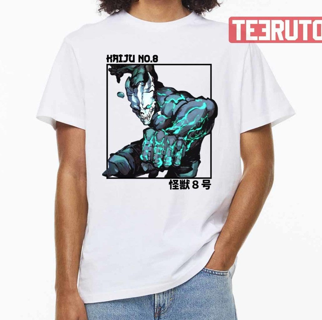 Black Green Monster Kaiju No8 Art Unisex T-Shirt