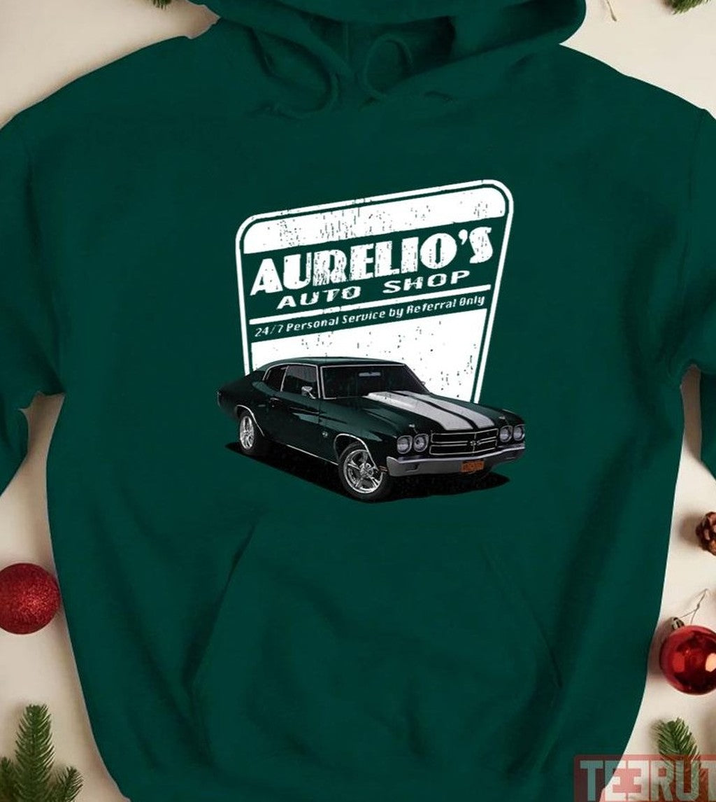 Aurelio's Auto Shop John Wick Keanu Reeves Unisex T-shirt