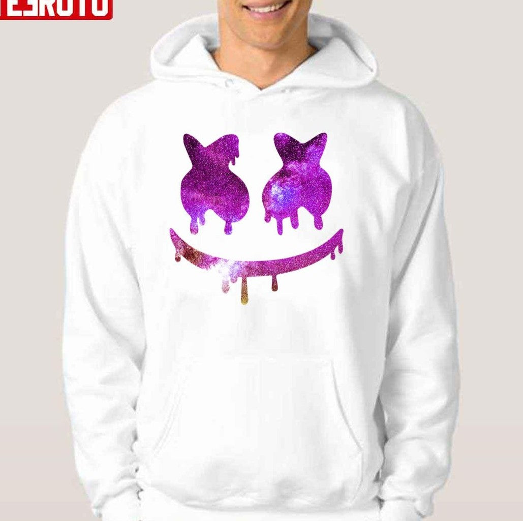 Space Painted Marshmello Unisex Hoodie