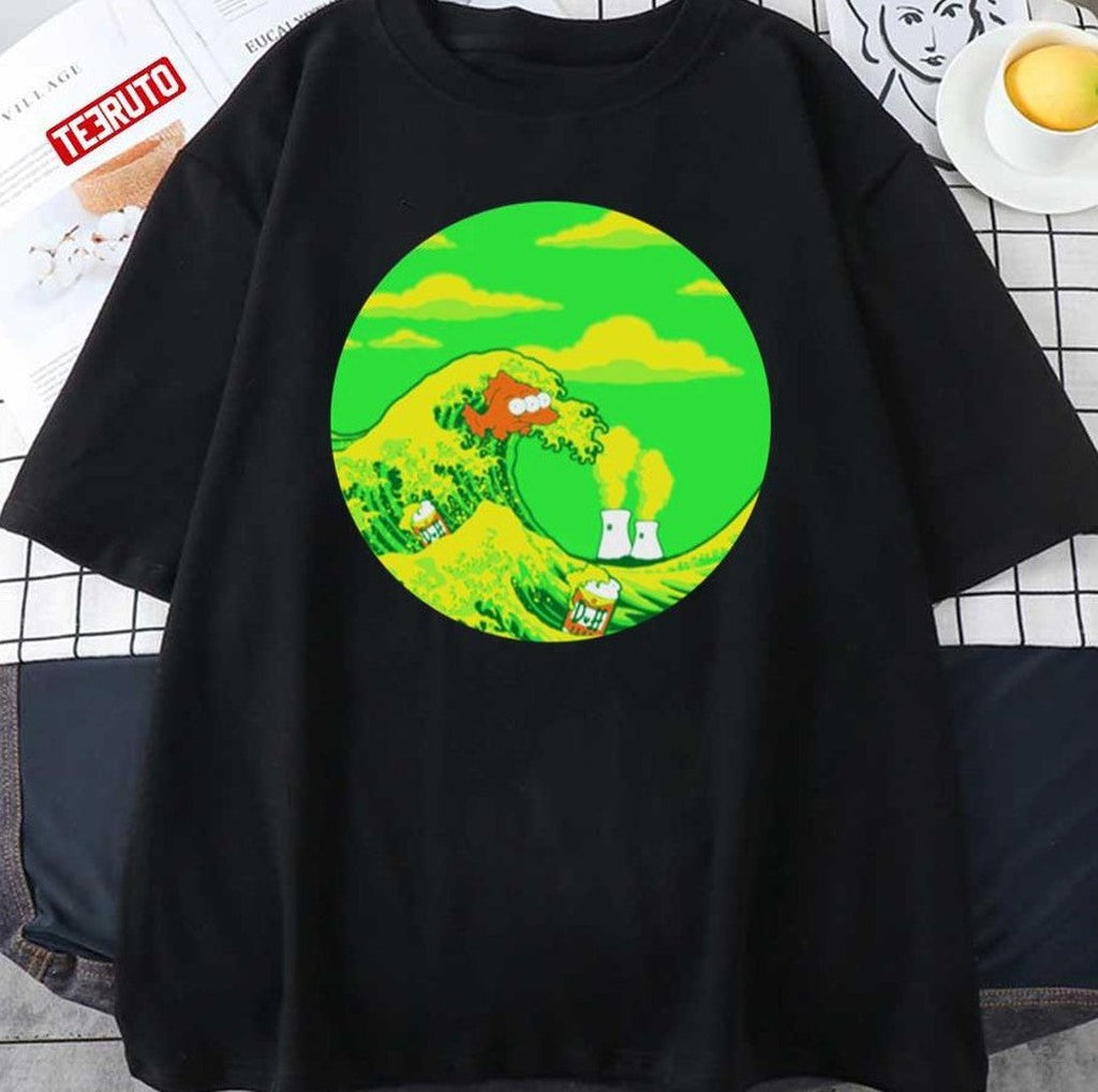 The Great Wave Off Springfield Unisex T-Shirt