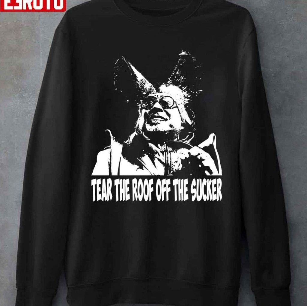 Tear The Roof Off The Sucker Black Image George Clinton Unisex T-Shirt