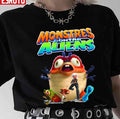 Monsters Vs Aliens Characters Unisex T-Shirt