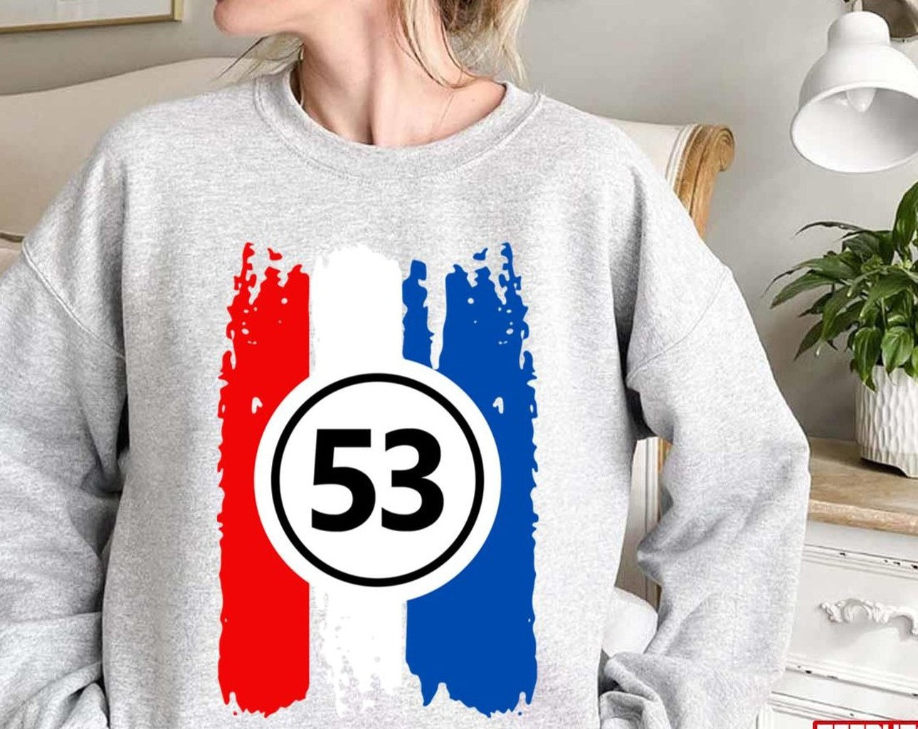 Number 53 Herbie 53 The Love Bug Unisex Sweatshirt