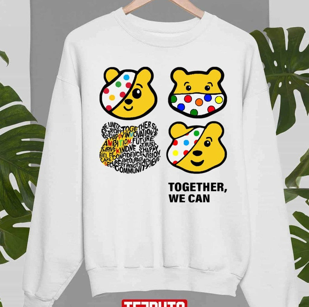 Pudsey Bear Together We Can Unisex T-Shirt