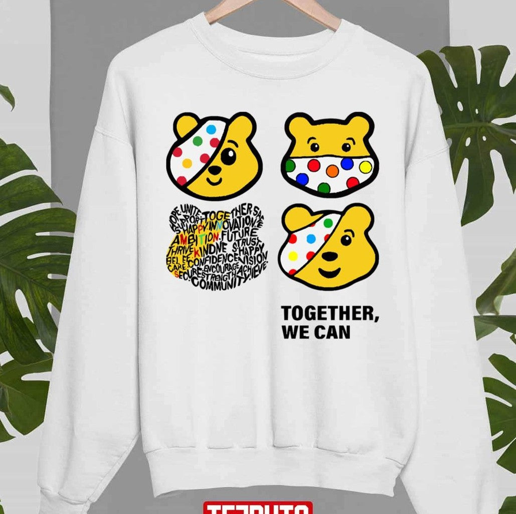 Pudsey Bear Together We Can Unisex T-Shirt
