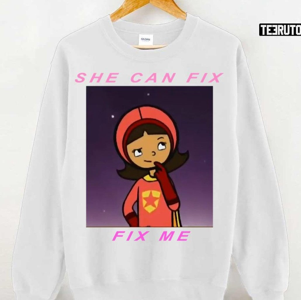Quote In Wordgirl She Can Fix Me Unisex T-Shirt