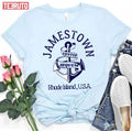 Retro Anchor Jamestown Rhode Island Us Navy Unisex T-Shirt