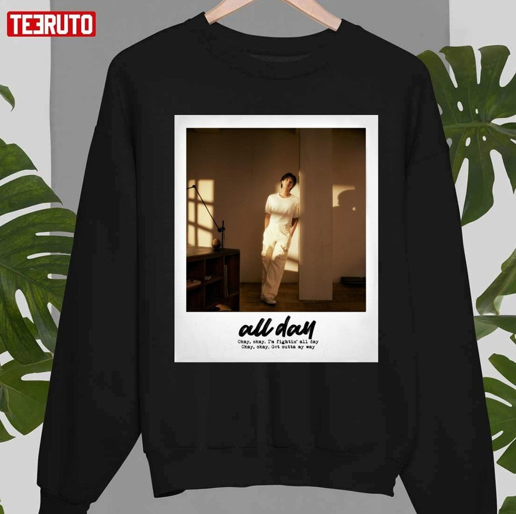 Okay I'm Fightin' All Day RM Indigo All Day BTS Namjoon Unisex T-Shirt