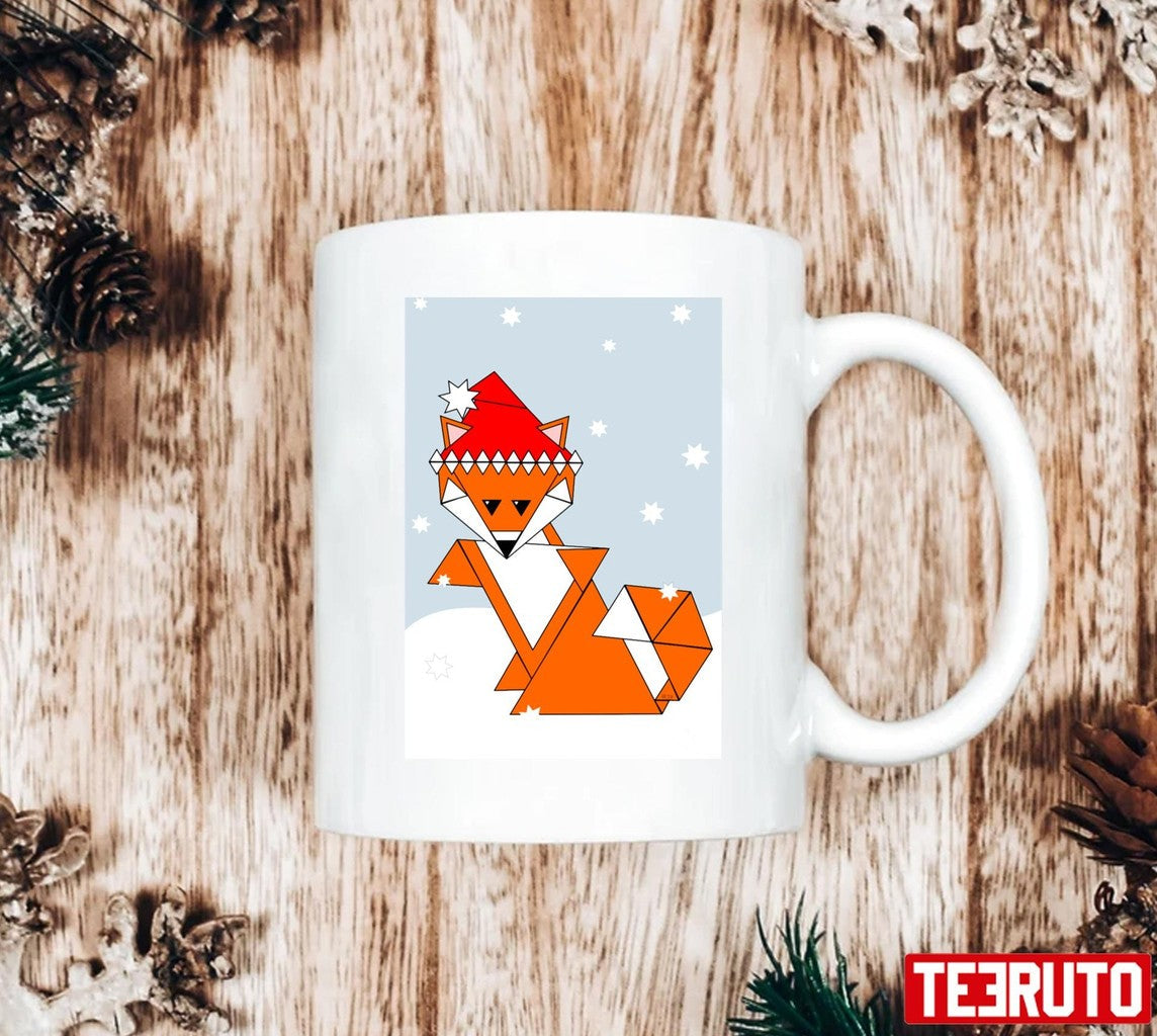 Snow Fox Christmas Unisex Sweatshirt