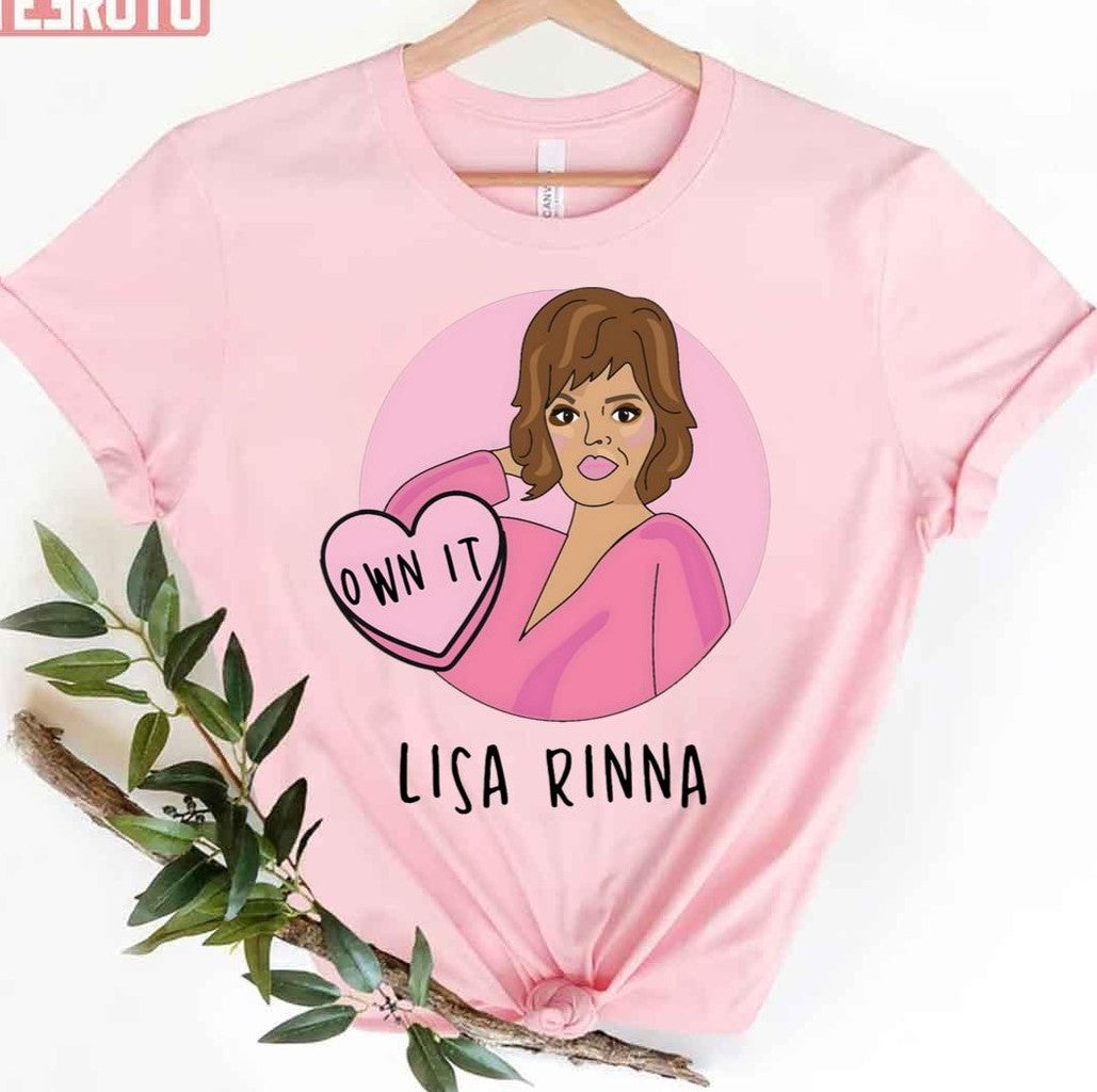 Pink Lisa Rinna Unisex T-Shirt