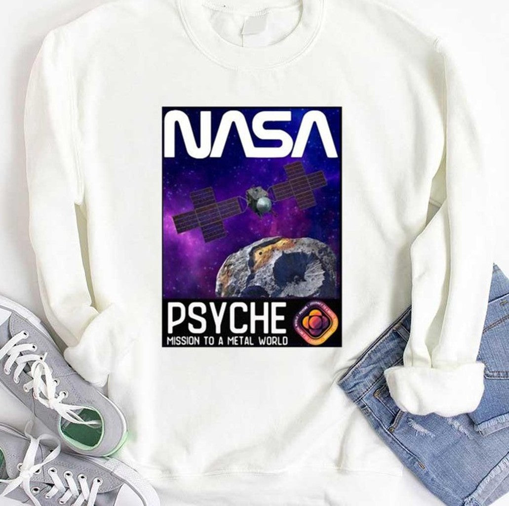 Nasa Psyche Asteroid Psyche Mission To A Metal World Unisex T-Shirt
