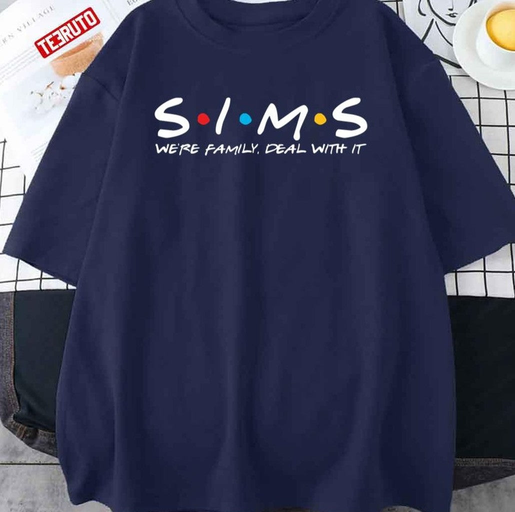 Sims We're Family Deal With It Unisex Sweatshirt
