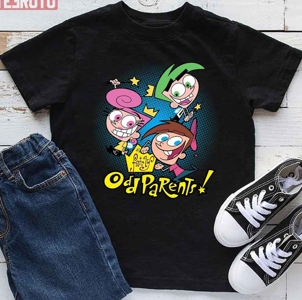 The Fairly Oddparents Timmy Cosmo And Wanda Tee Png Unisex T-Shirt