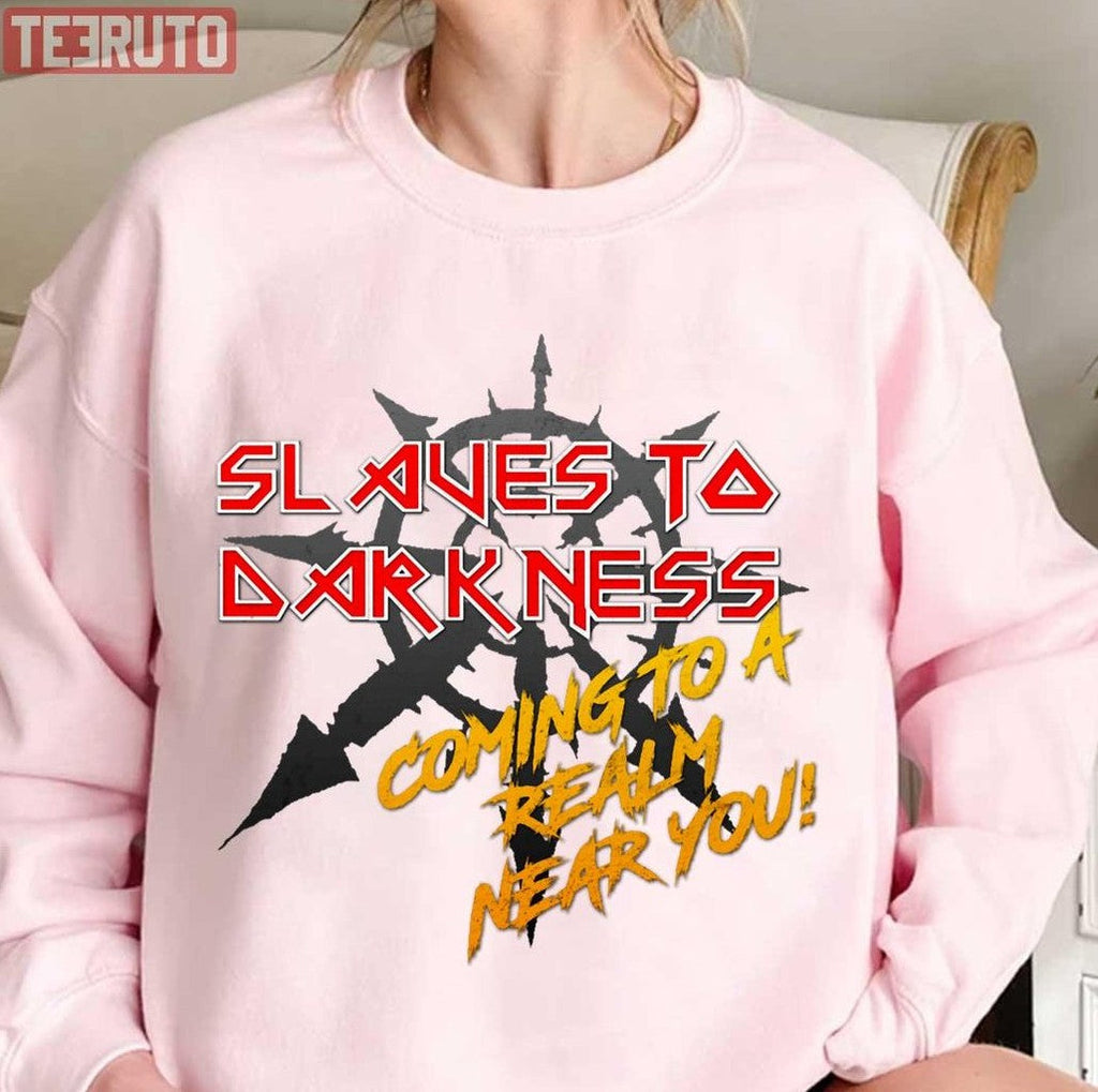 Slaves To Darkness Tour Logo Unisex Sweatshirt