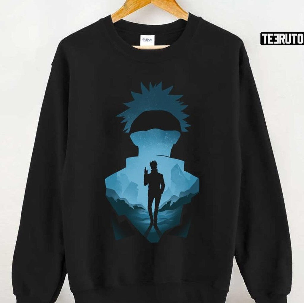 Silhouette Jujutsu Gojo Satoru Jujutsu Kaisen Anime Character Art Unisex T-Shirt